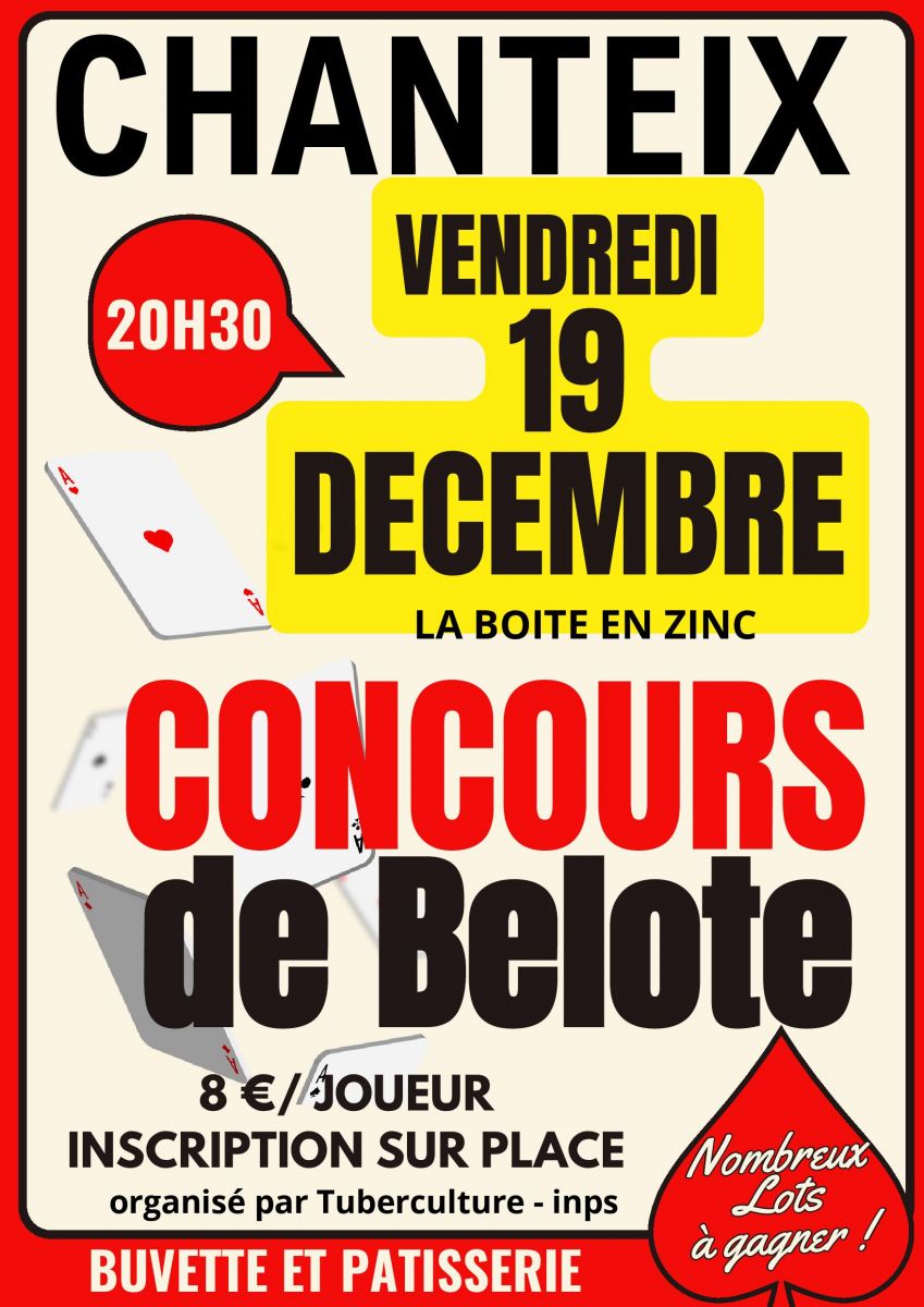 Concour de belote