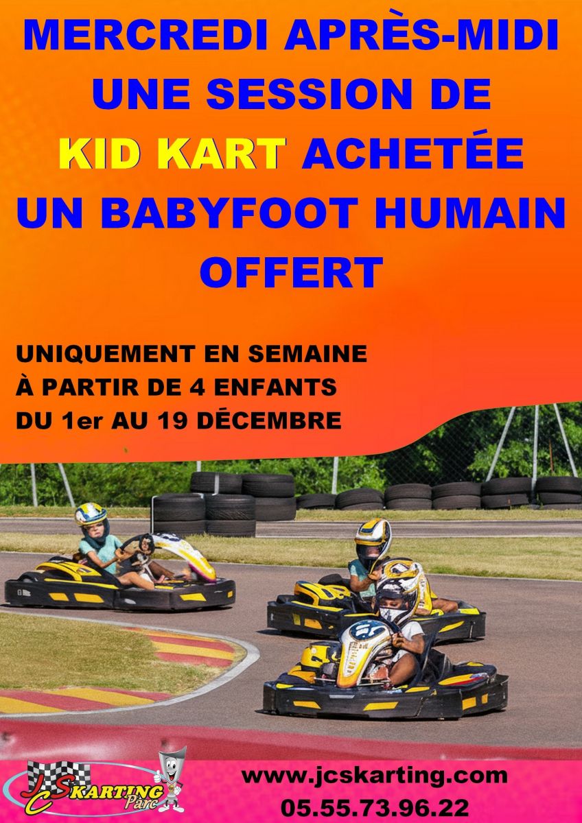 Promotion enfant JCS Karting