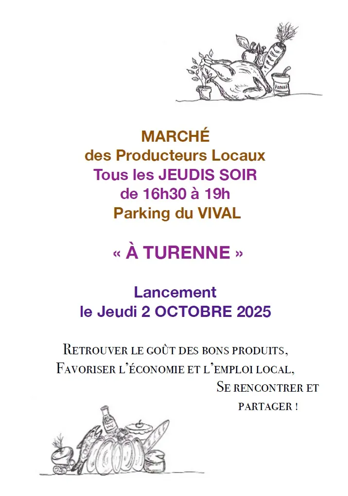 Marché des producteur ... - Crédit: Mairie de Turenne