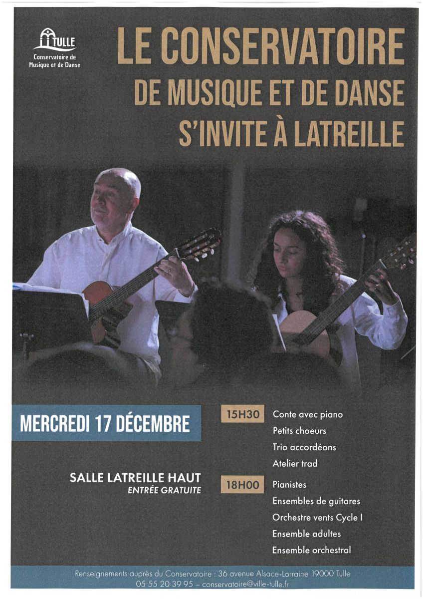 Le Conservatoire de musique et de danse s'invi ...