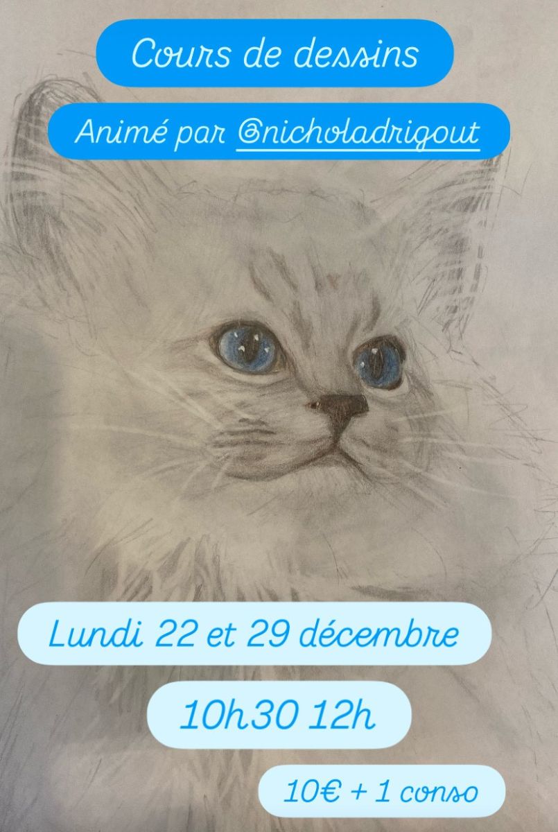Cours de dessins (Ô p'tits chats gaillards)