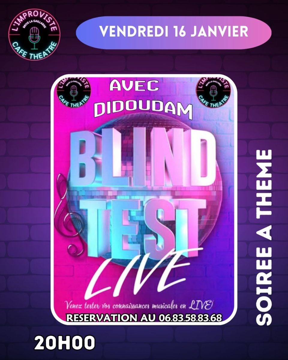 BLIND TEST LIVE