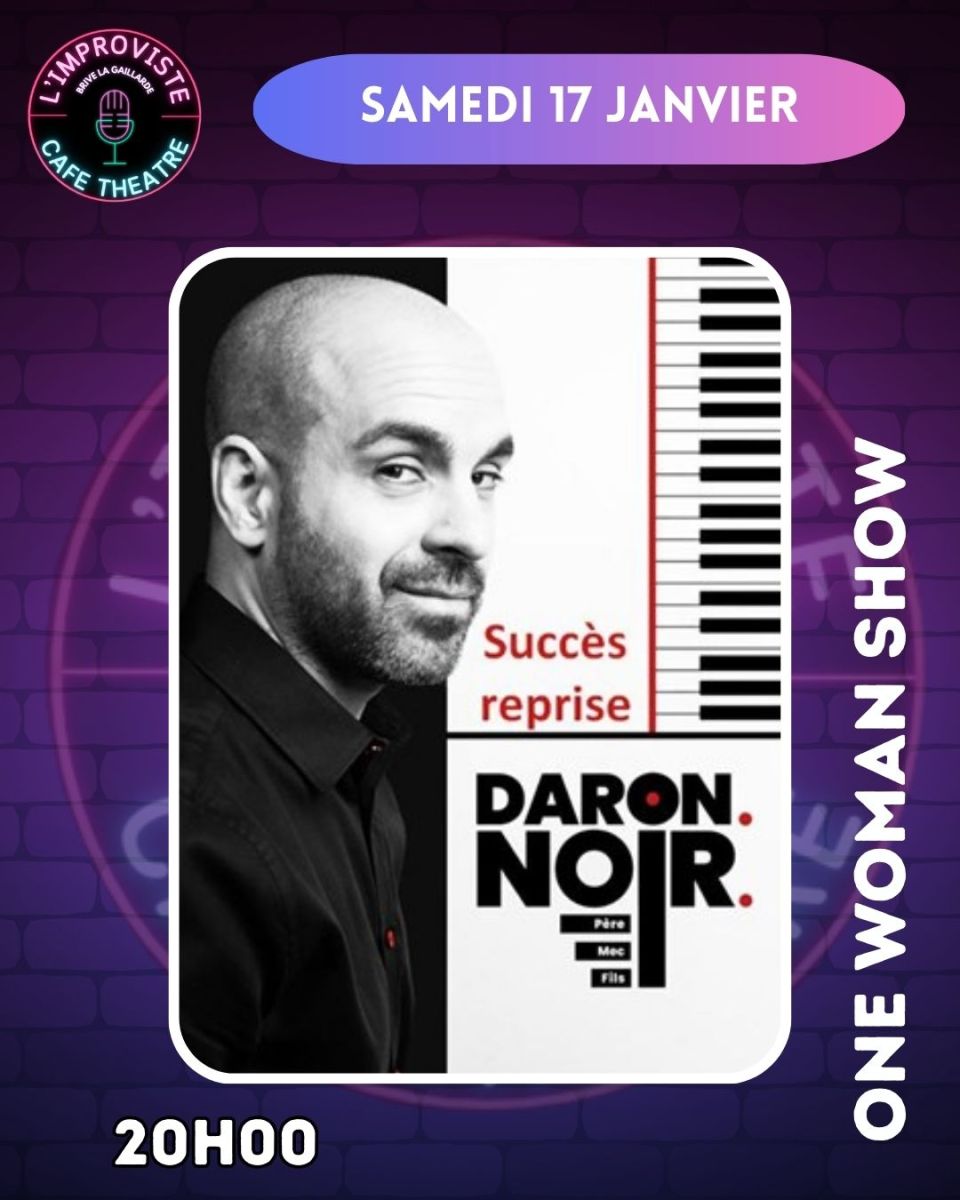 STEPHANE RESCHE DANS DARON. NOIR.