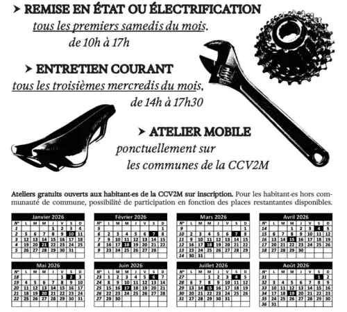 Ateliers Vélo à LACELLE avec la comcom V2M et GASEL