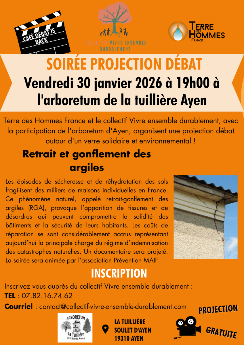 Projection débat sur Gonflement des terres et  ...