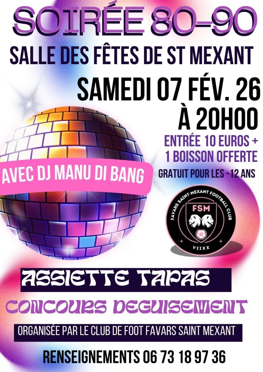 Soirée 80-90