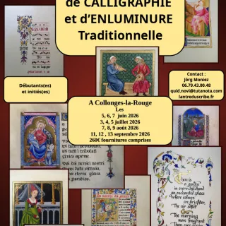 Stage de calligraphie et d'enluminure