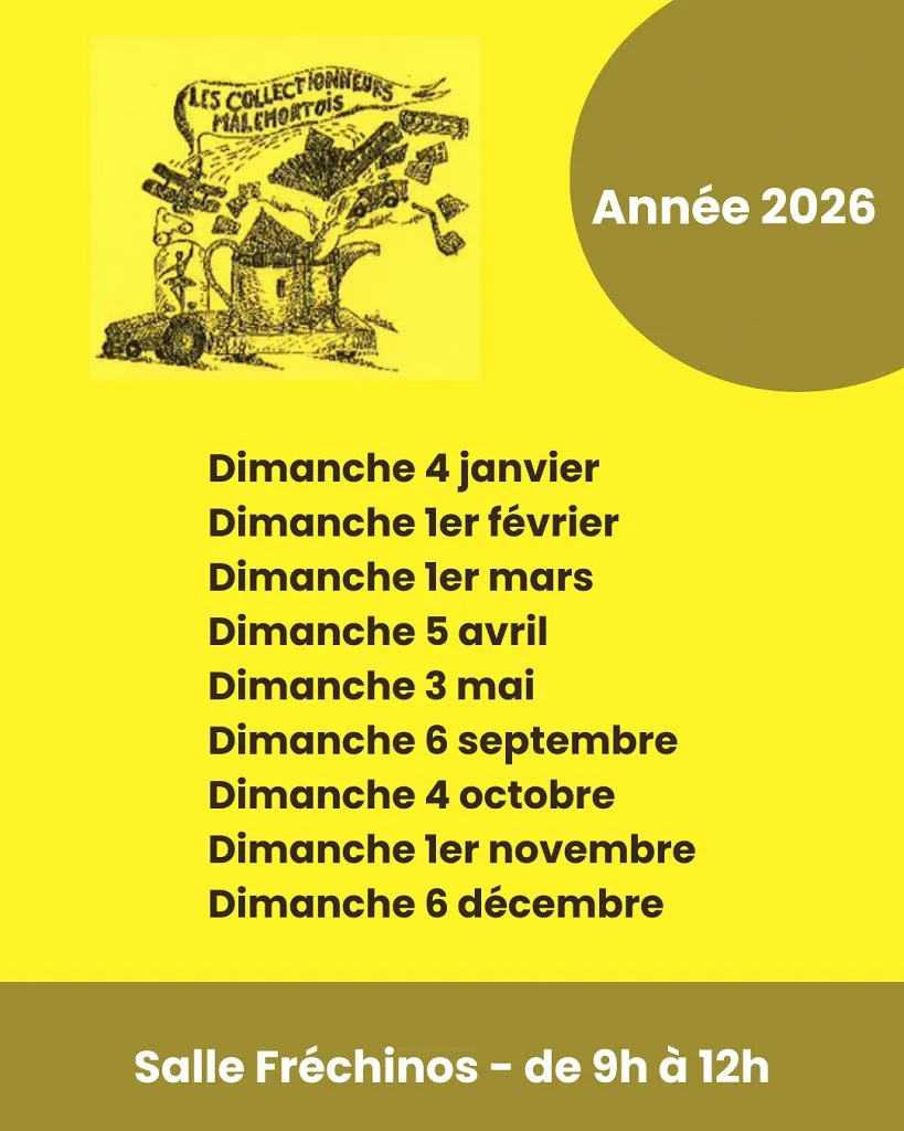 Bourse mensuelle des ... - Crédit: Les Collectionneurs Malemortois
