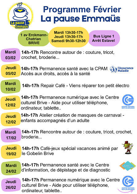 La Pause EMMAÜS : rencontre autour de couture, ...