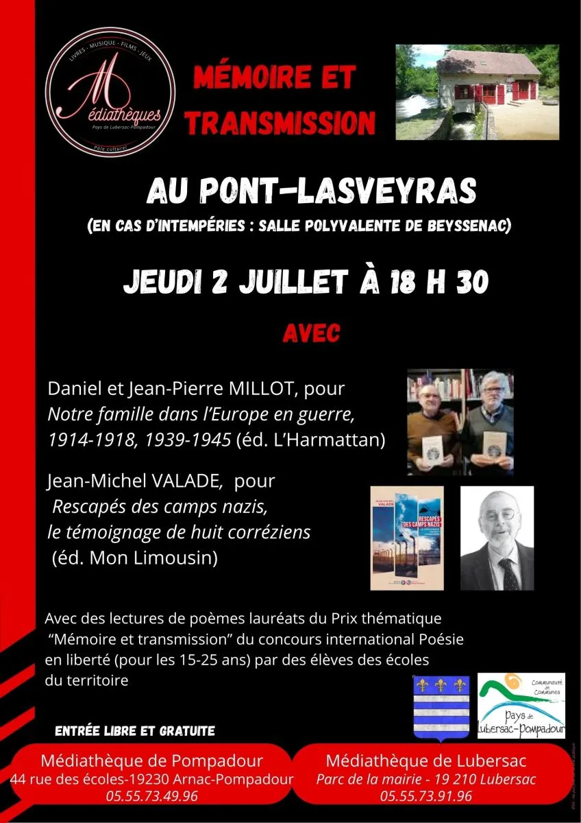 Rencontre : Mémoire e ... - Crédit: Médiathèques PLP