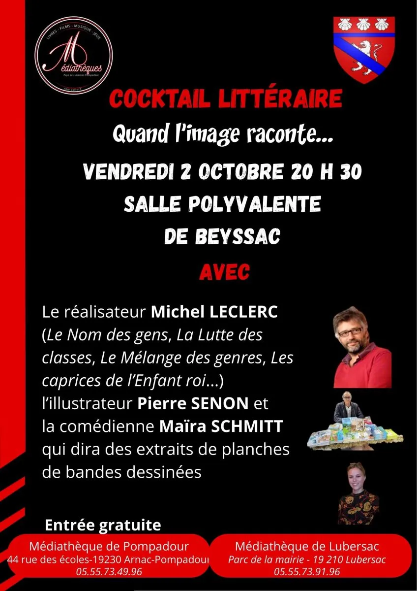 Cocktail littéraire : ... - Crédit: Médiathèques PLP