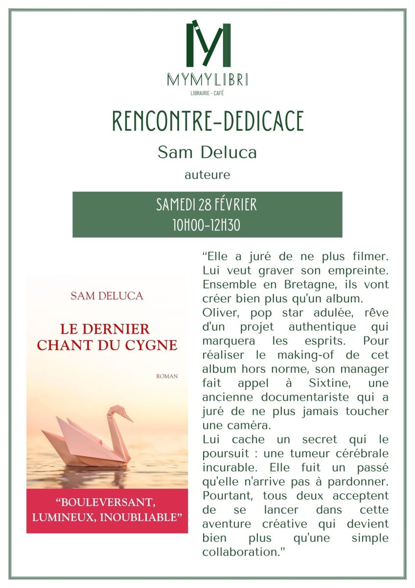 Dédicace avec Sam DeLuca
