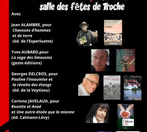 Rencontre dédicaces : destins en Limousin et Périgord