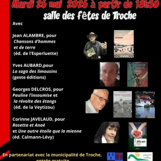 Rencontre dédicaces : destins en Limousin et Périgord