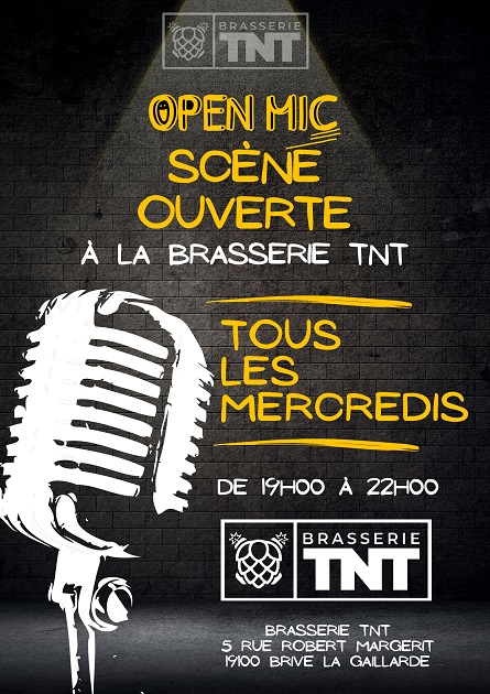Open mic scène ouverte (Brasserie TNT)