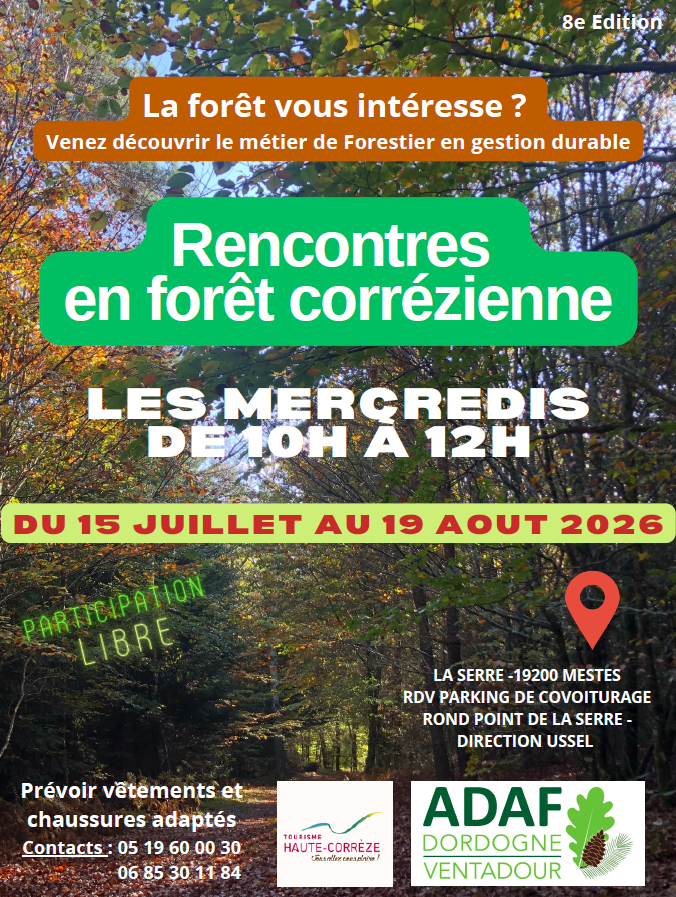Rencontres en forêt c ... - Crédit: ADAF CORREZE