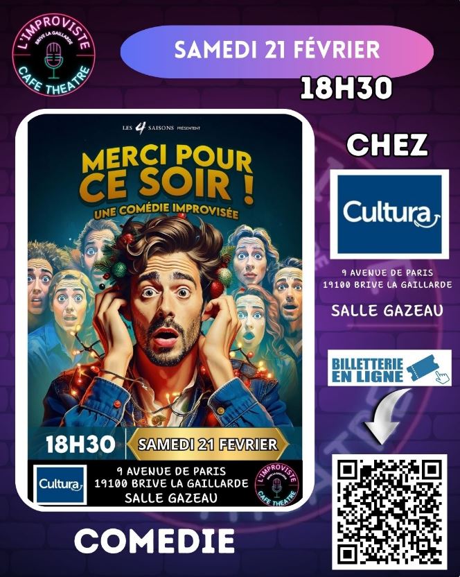 Merci pour ce soir - Une comédie improvisée (L ...