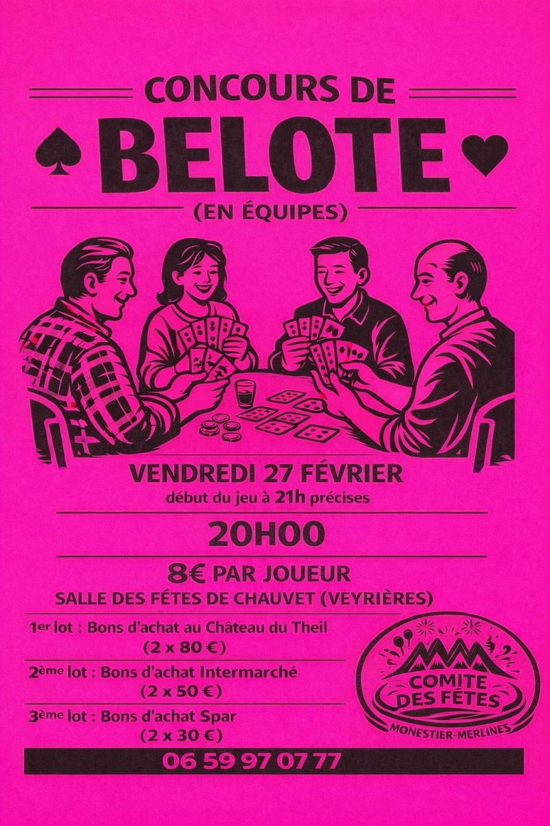Concours de belote