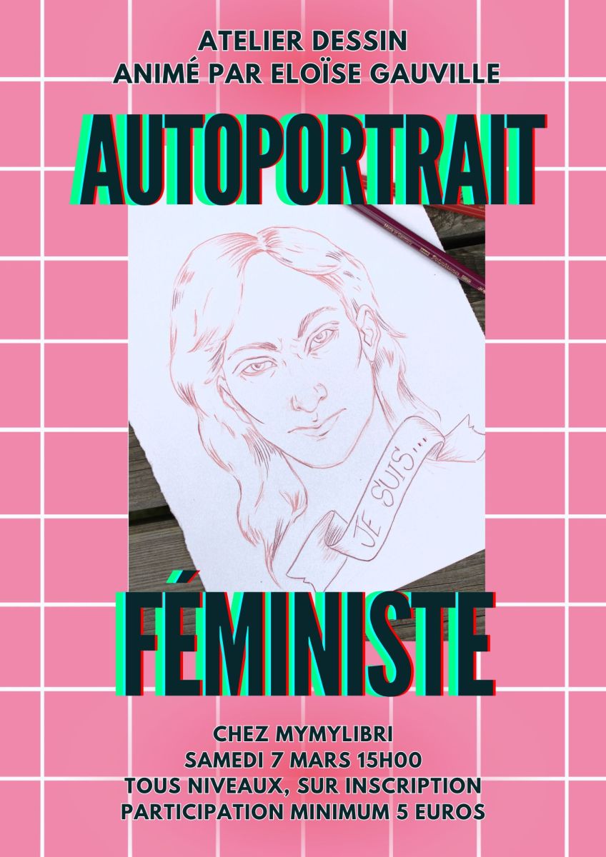 Atelier dessin Autoportrait féministe