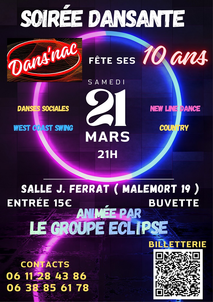 Soirée dansante avec Dans'nac