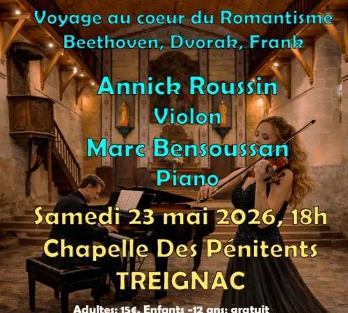 Concert "Voyage au cœur du Romantisme" par Annick Roussin et Marc Bensoussan