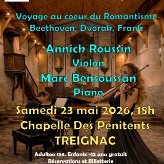 Concert "Voyage au cœur du Romantisme" par Annick Roussin et Marc Bensoussan