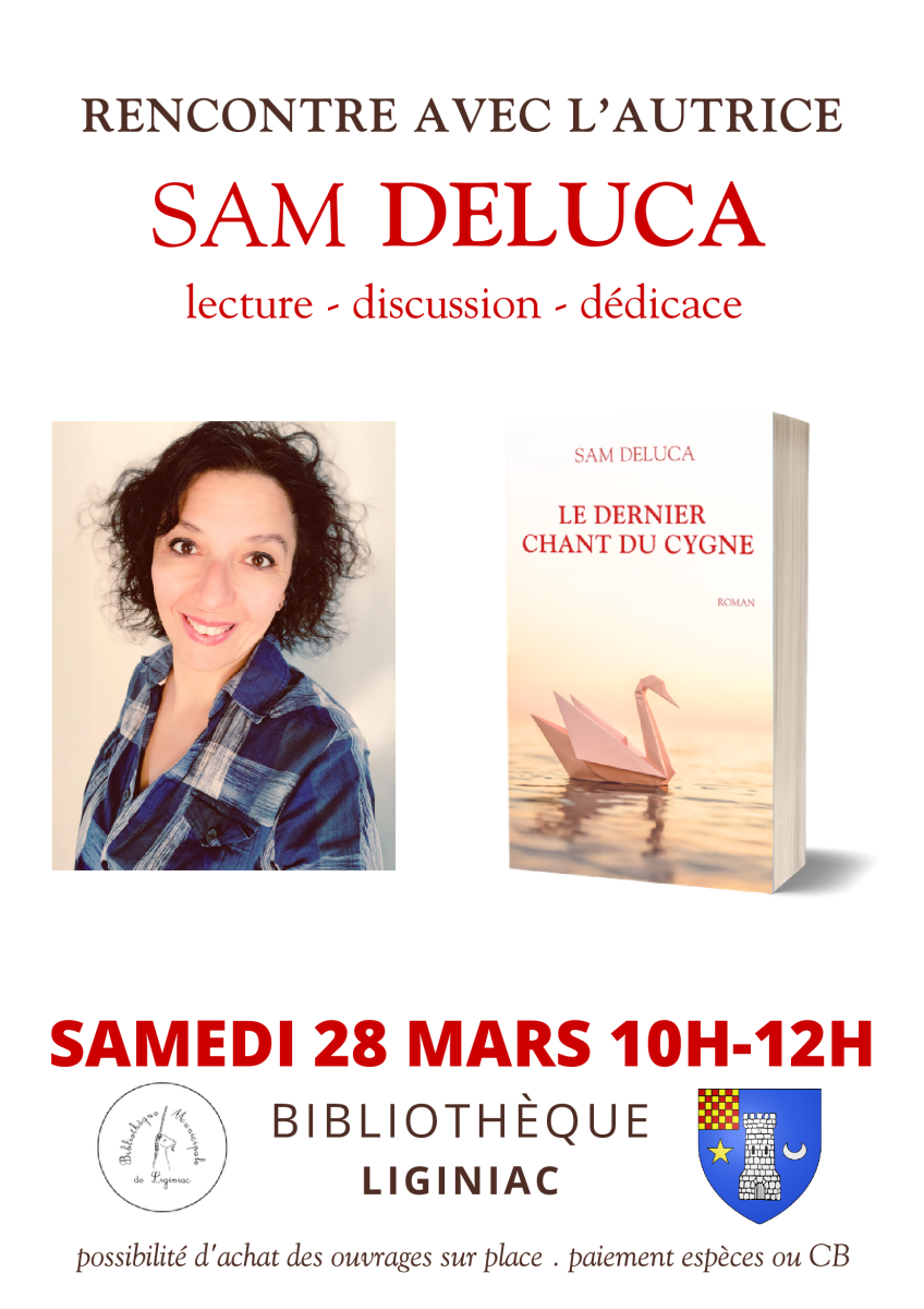 Rencontre avec l'autrice Sam Deluca