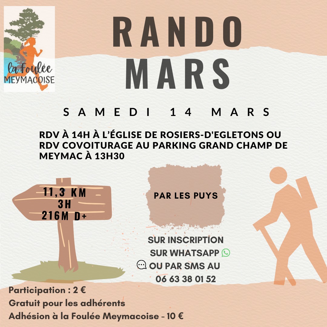 Randonnée La foulée meymacoise