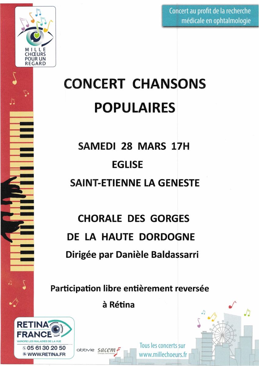 Concert Chorale des Gorges de la Haute-Dordogne