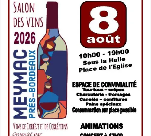 4ème salon des vins de Meymac près Bordeaux