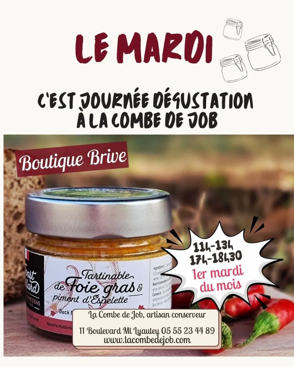 Le mardi c'est dégust ... - Crédit: La Combe de Job