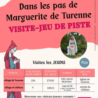 Visite-jeu de piste "sur les pas de Marguerite de Turenne"