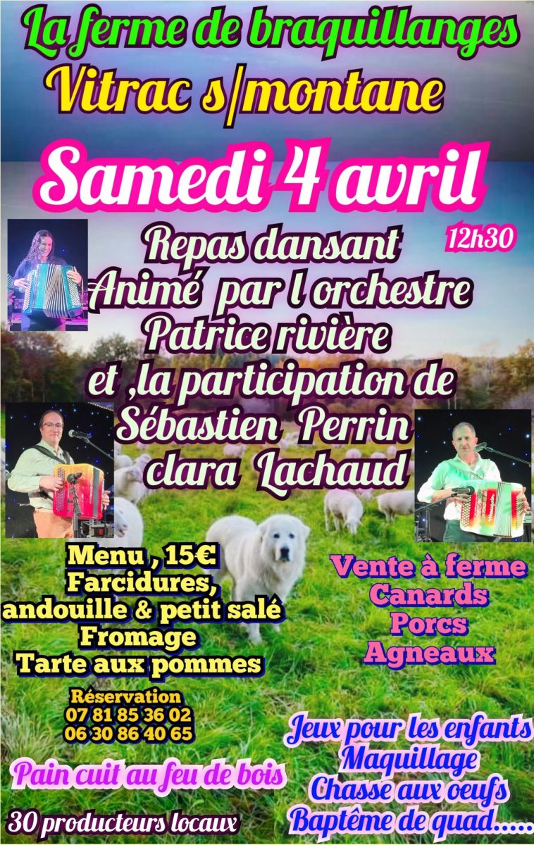 La Ferme de Braquillanges : Journée festive