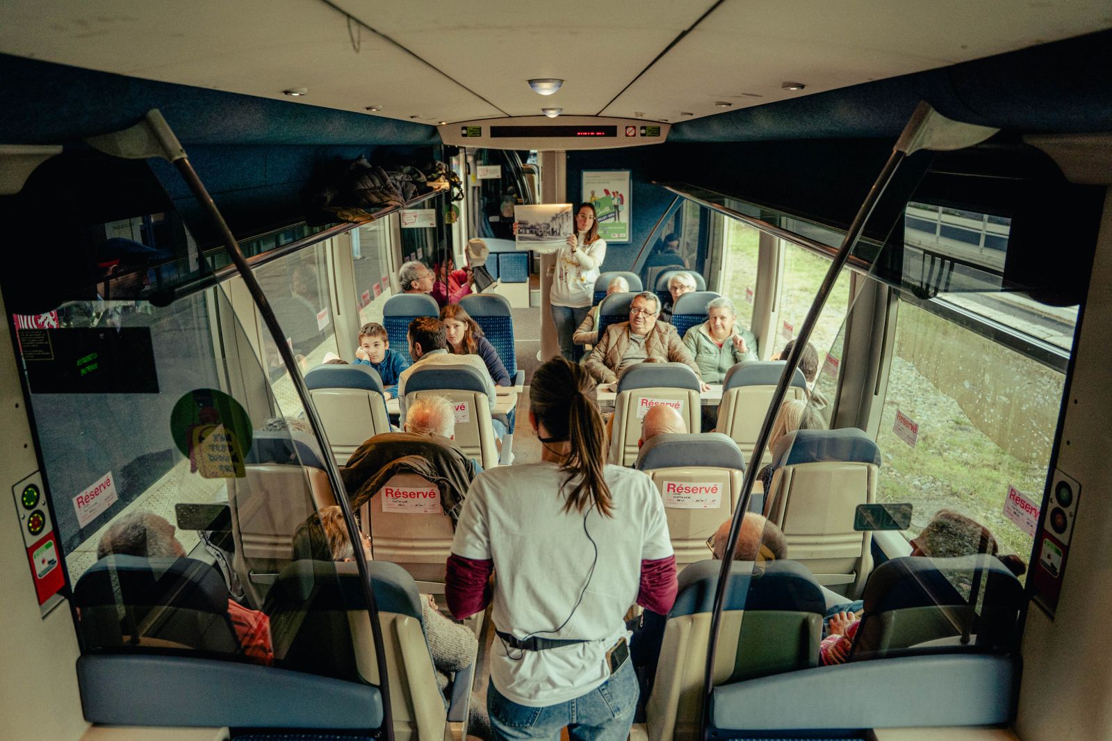 Visite en train d'Ussel à Montaignac