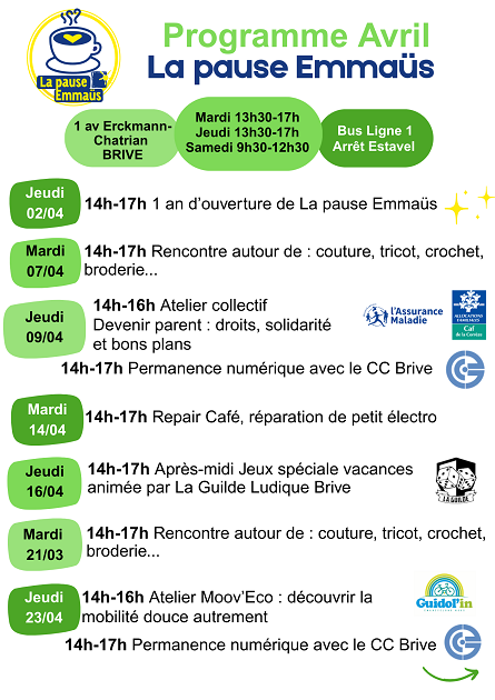 La Pause EMMAÜS : rencontre autour de couture, ...