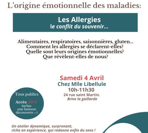 Atelier santé à thème Brive la gaillarde : Les Allergies