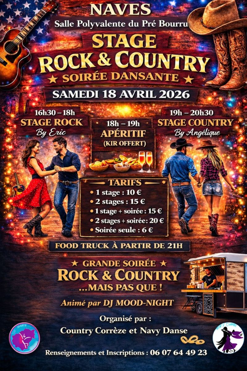 Une belle soirée Rock & Country à partager ens ...