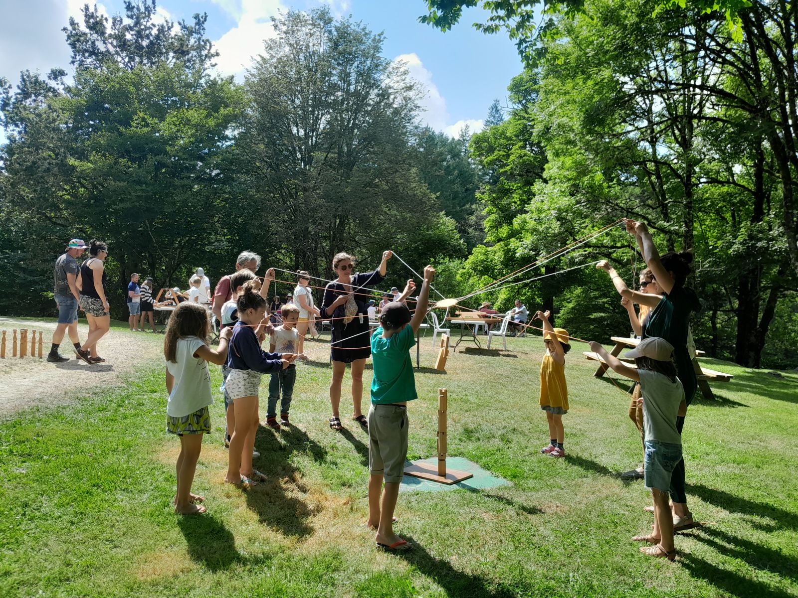 Domaine de Sédières : Jeux géants en bois