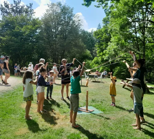 Domaine de Sédières : Jeux géants en bois