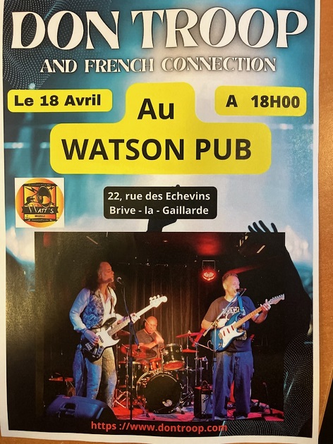 Concert Don Troop and french connection (Le Wa ...