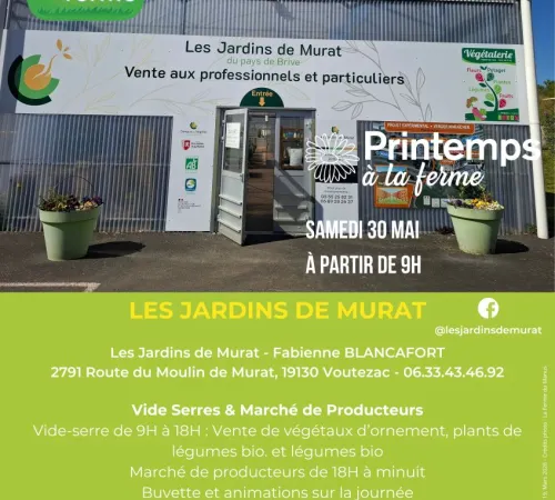 Les Jardins de Murat - Printemps à la Ferme - BAF