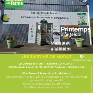 Les Jardins de Murat - Printemps à la Ferme - BAF