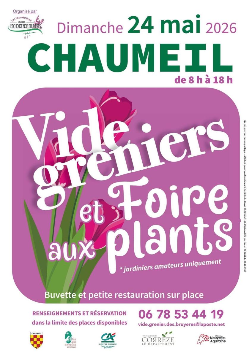 Vide- greniers et foire aux plants