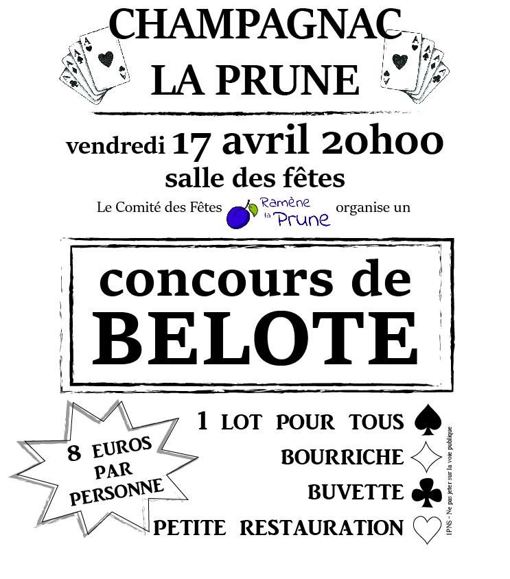 Concours de belote