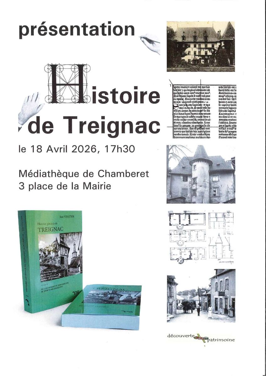 Présentation des ouvrages Histoire de Treignac ...