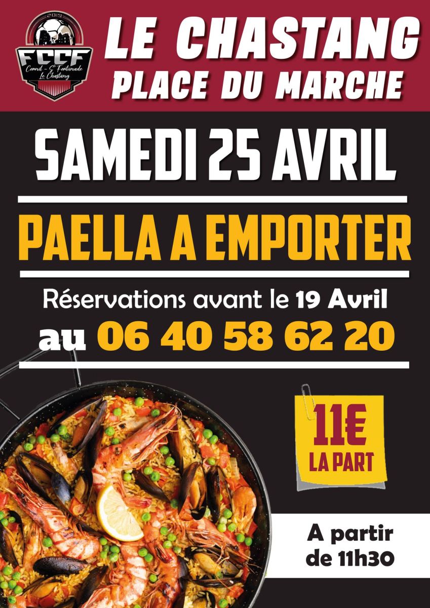 Paella à emporter