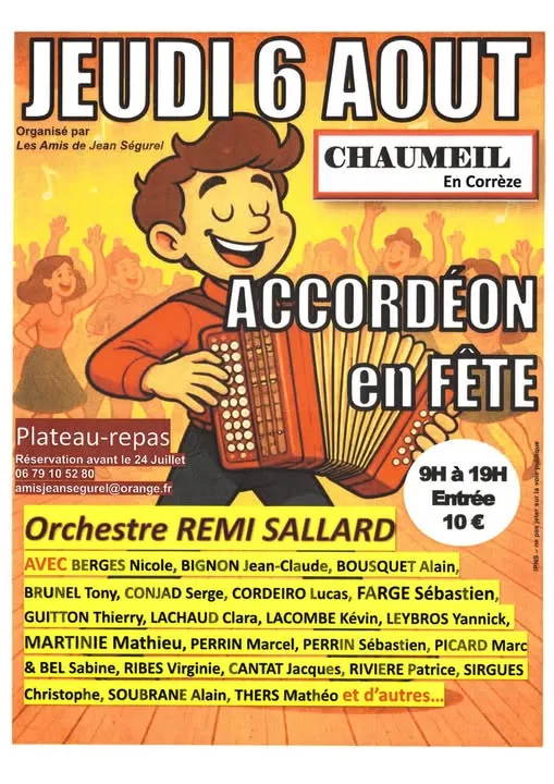 Accordéon en fête - Crédit: Les amis de Jean Ségurel