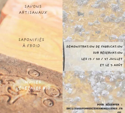 Savonnerie des Monédières : Démonstration / Fabrication de savons