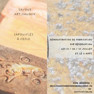 Savonnerie des Monédières : Démonstration / Fabrication de savons