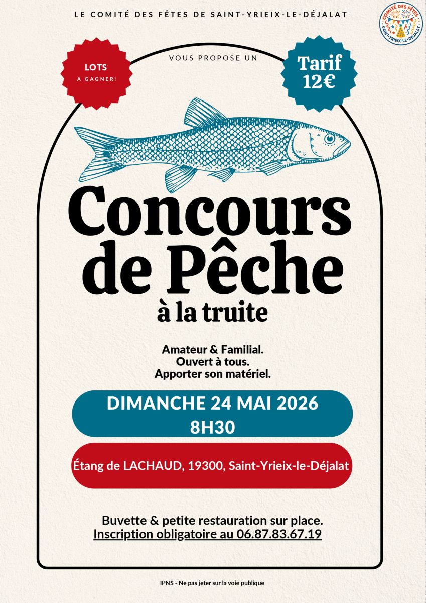 Concours de pêche à la truite